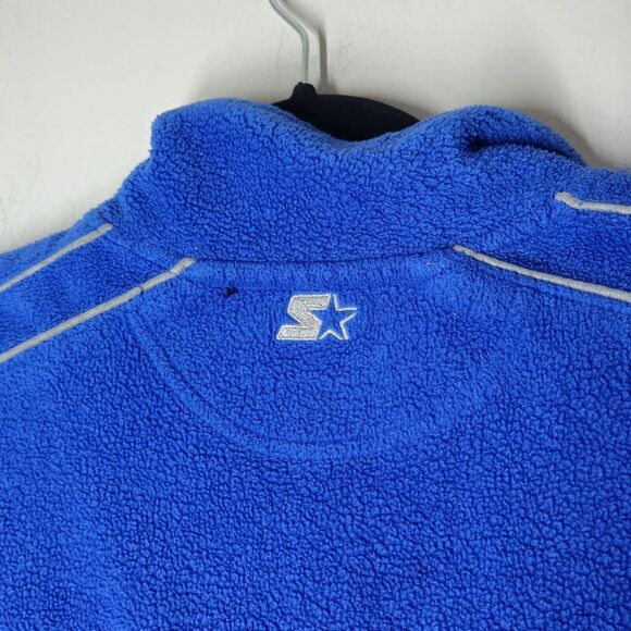 Vintage 90s Kentucky Wildcats Blue Starter Pullover Fleece Jacket Youth M 10/12 - Picture 7 of 7